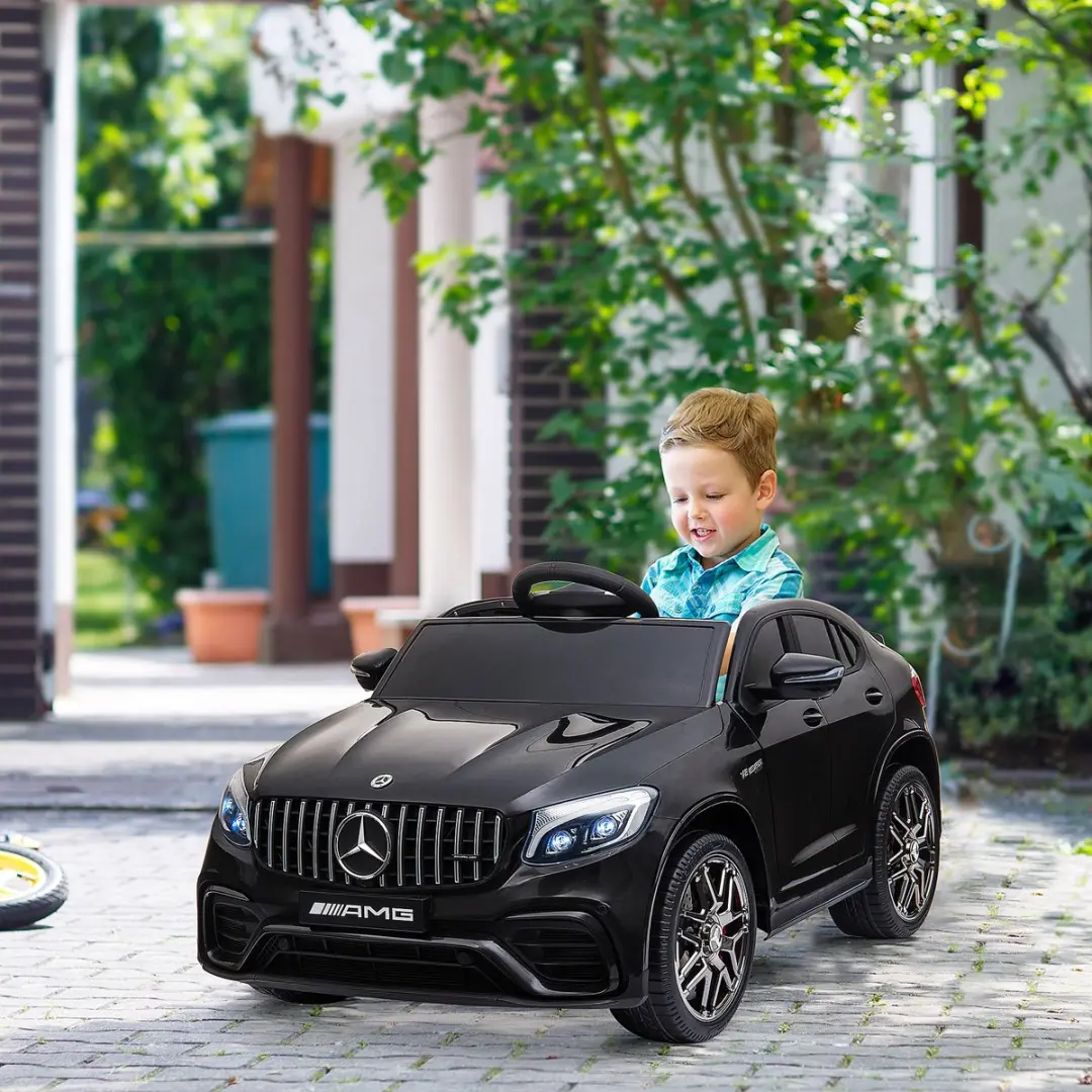 Homcom Mercedes-Benz MP3 Elektrische Auto - 370-074V90 - Zwart