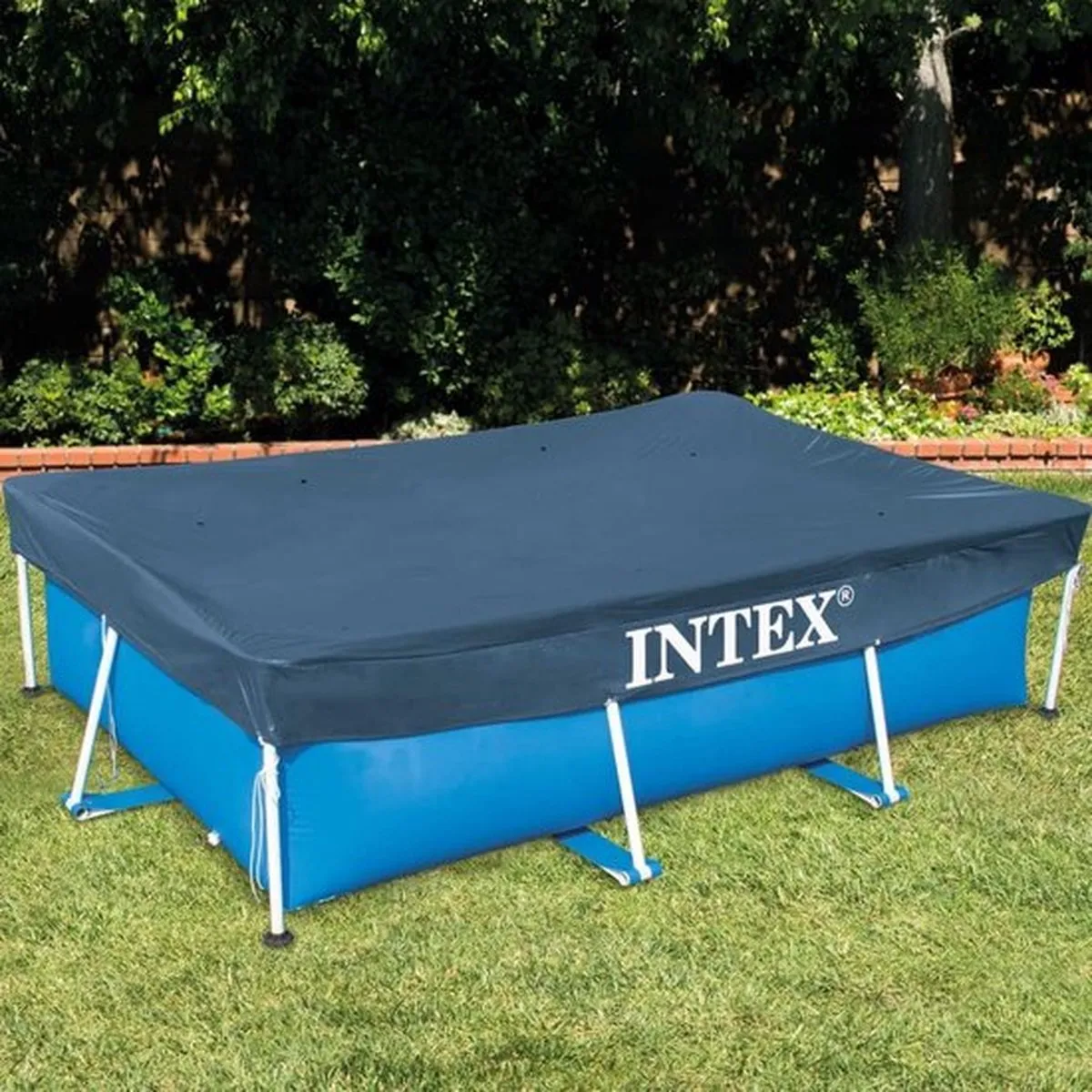 Intex 28038 Framebad Afdekzeil 300x200cm - Grijs