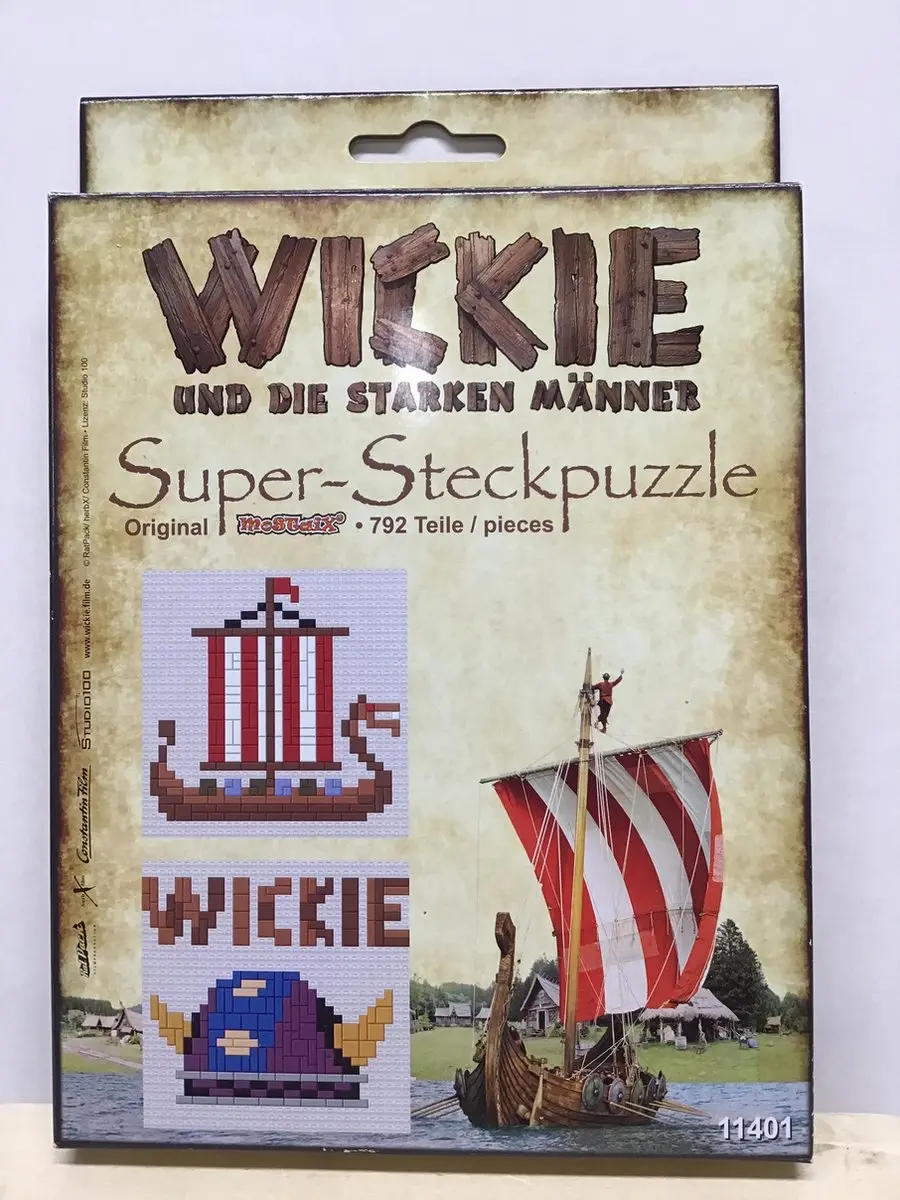 Simply for Kids Wicky Schip en Helm Super Steck Puzzel 792-delig