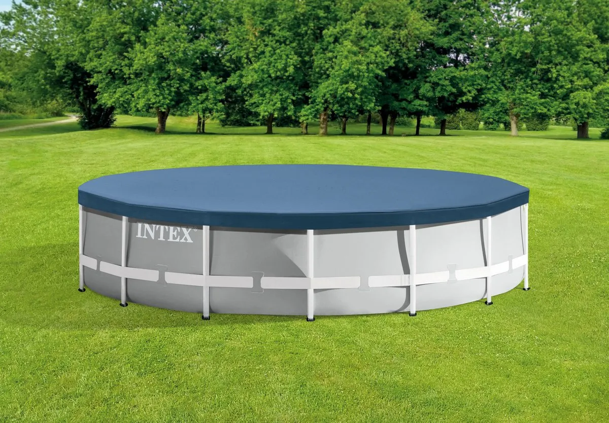 Intex Zwembad Afdekzeil Ø 457cm - Donkerblauw