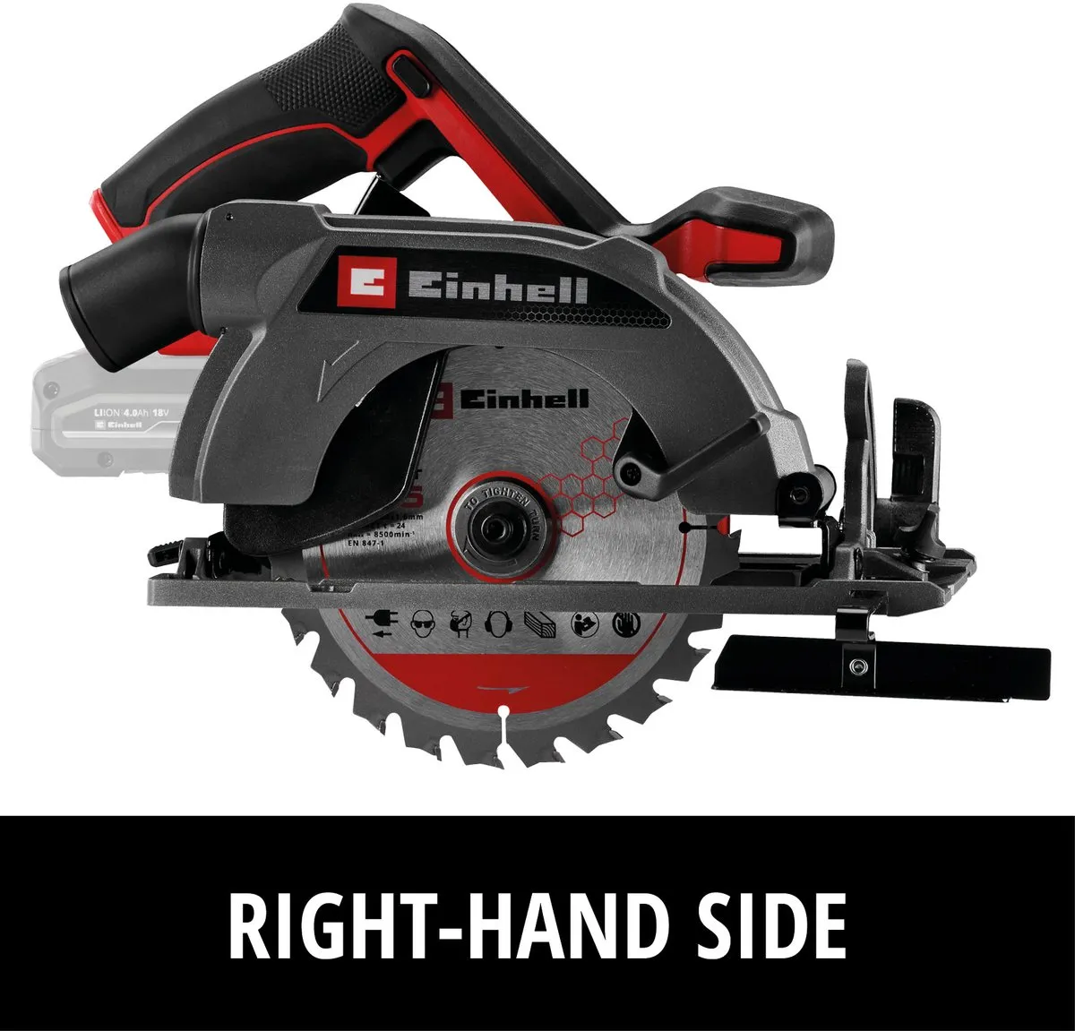 Einhell TE-CS 18/165-2 Li Solo Accu Cirkelzaag - 18V - Ø165mm