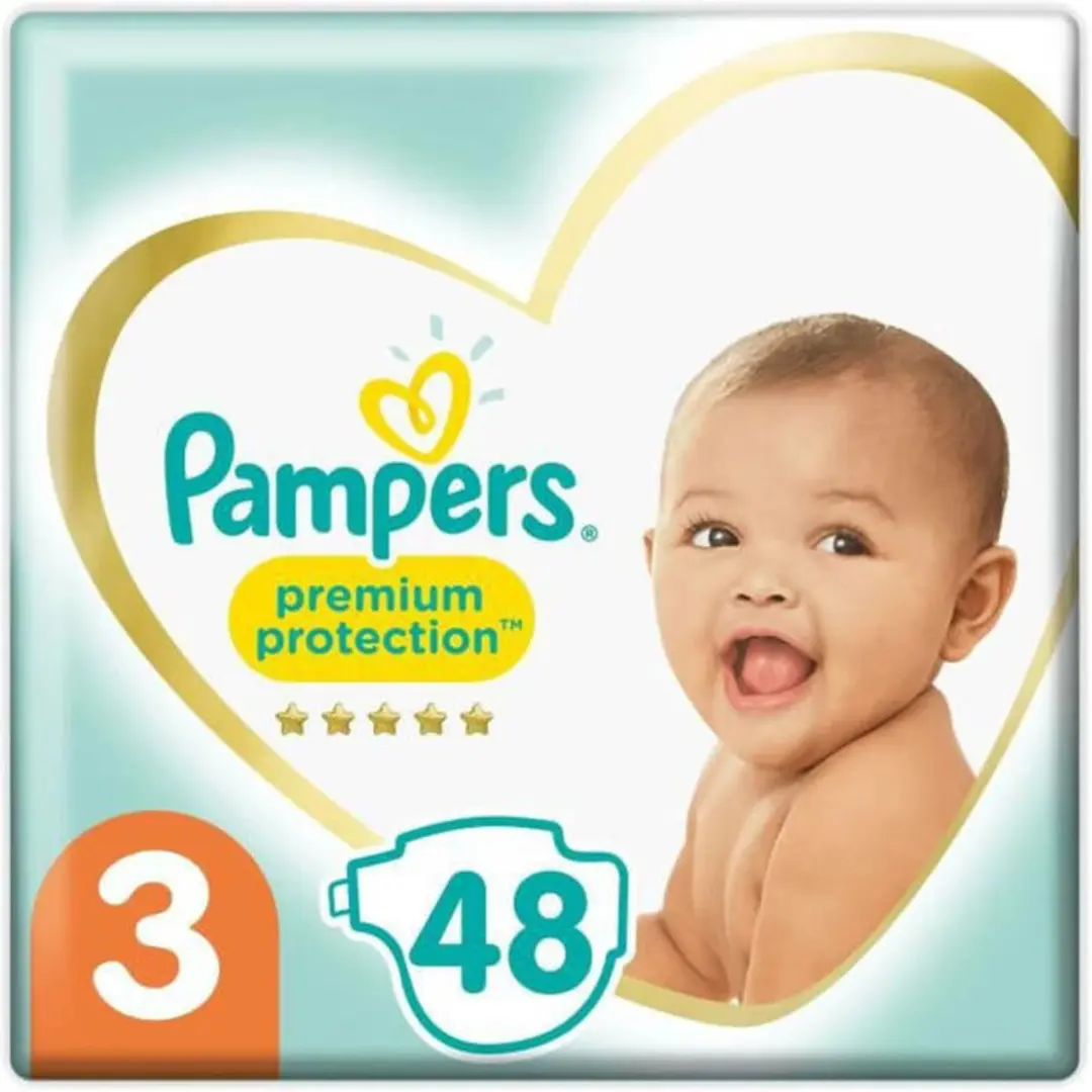 Pampers Premium Protection Luiers Maat 3 96 Stuks