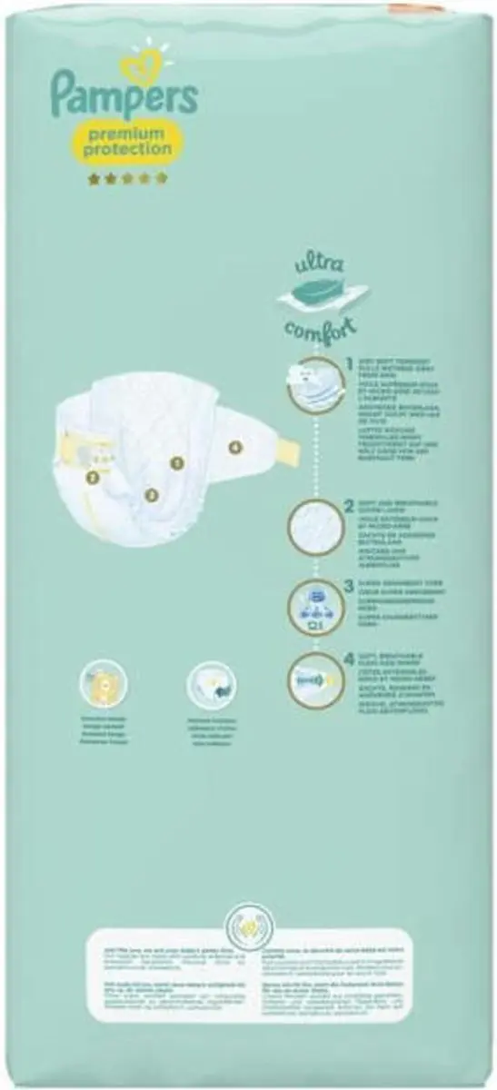 Pampers Premium Protection Luiers Maat 3 96 Stuks