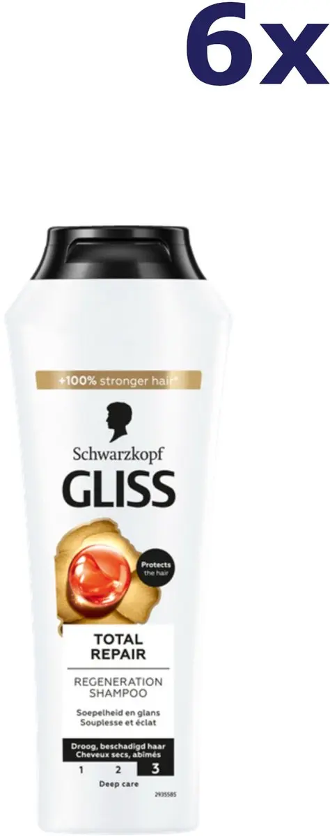 Gliss Kur Total Repair Shampoo 1500ml