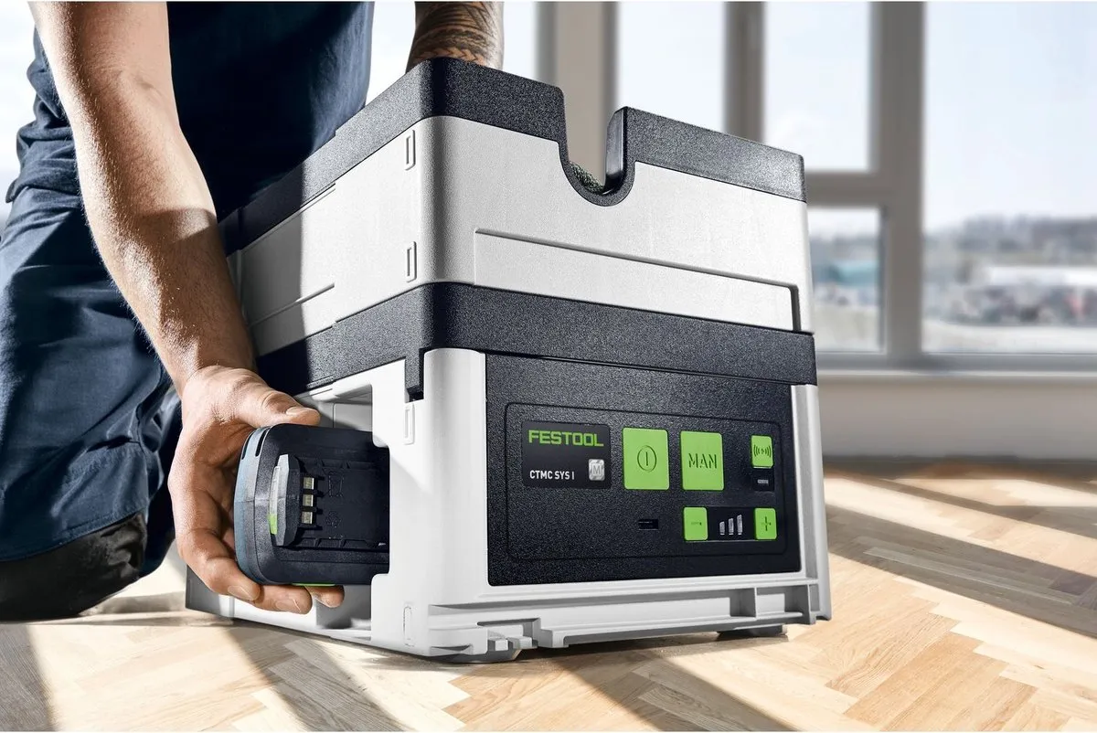 Festool CTMC SYS HPC 4.0 I-Plus Accu Stofzuiger - 4 Accu's