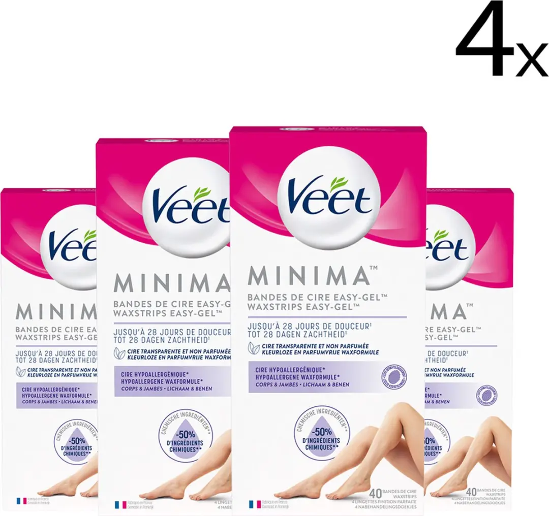 Veet Ontharingsstrips Hypoallergene Minima