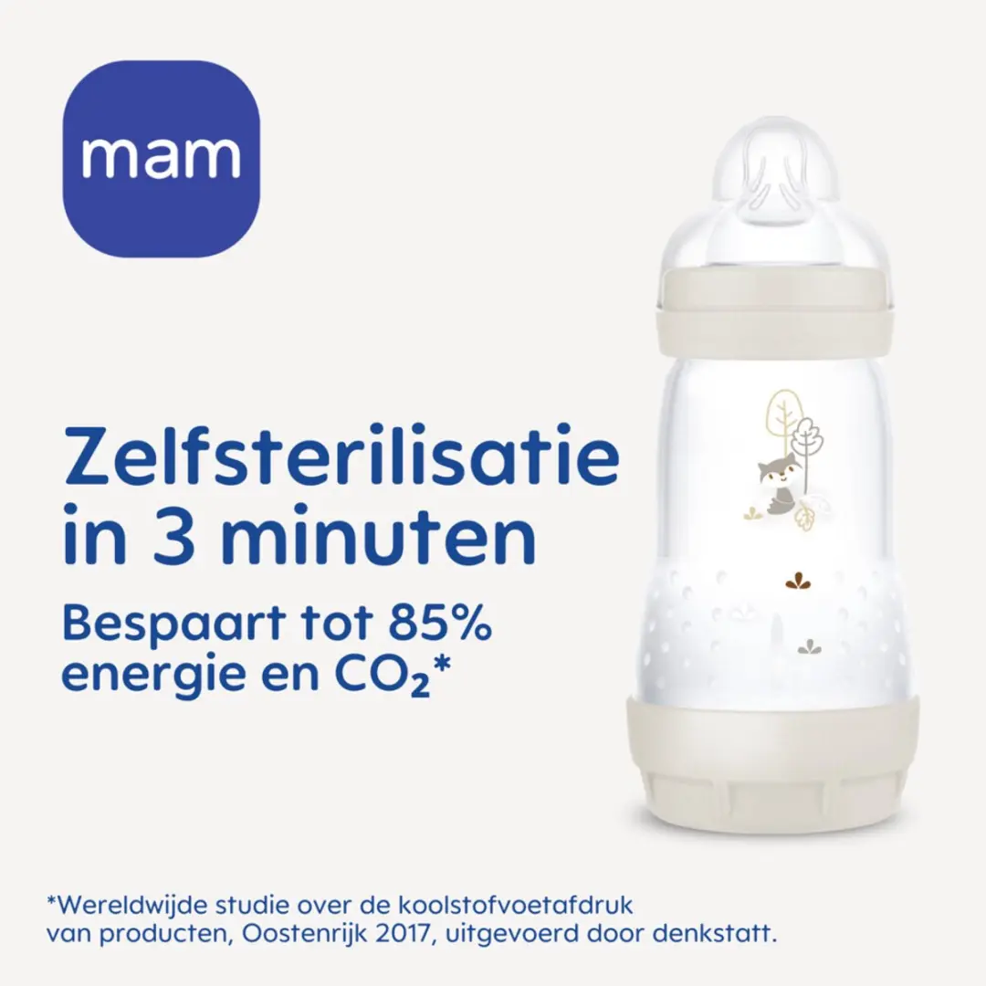 MAM Easy Start Anti-Colic Babyfles 320ml - Beige