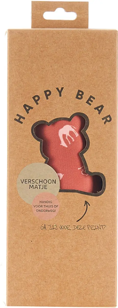 HappyBear Verschoonmatje Savanna 50x70cm - Waterdicht