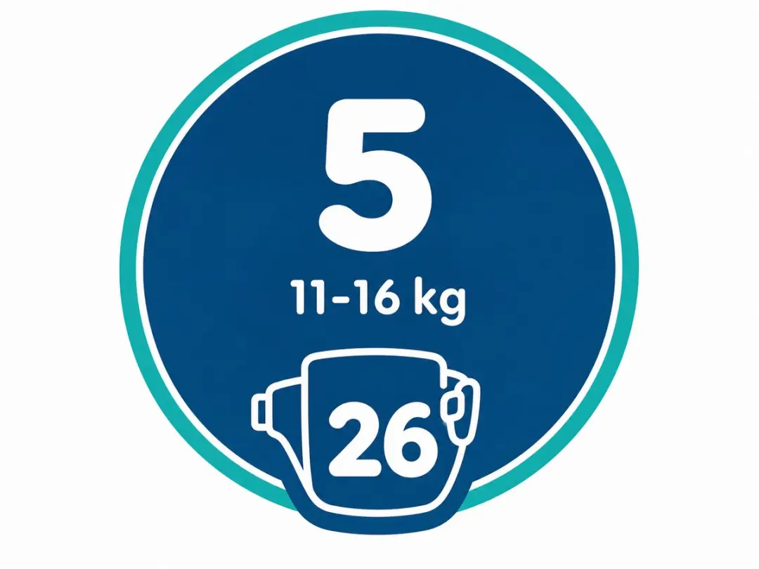 Pampers Baby-Dry Luiers Maat 5 11-16kg - 26 Stuks
