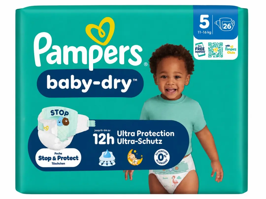 Pampers Baby-Dry Luiers Maat 5 11-16kg