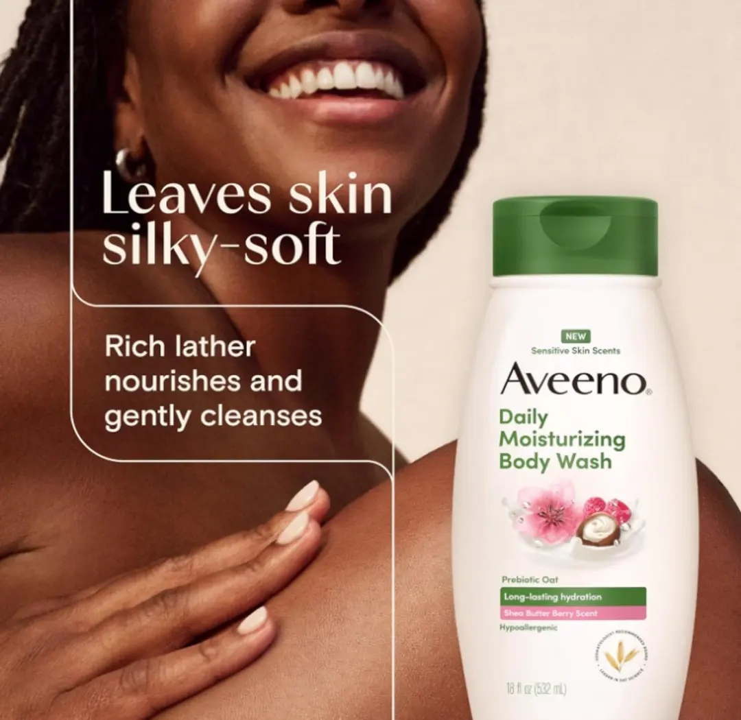 Aveeno Daily Moisturizing Douchegel Shea Butter & Berry 532ml