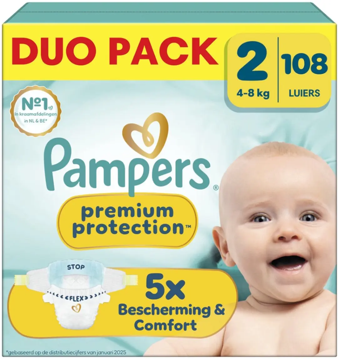 Pampers Premium Protection Luiers Maat 2