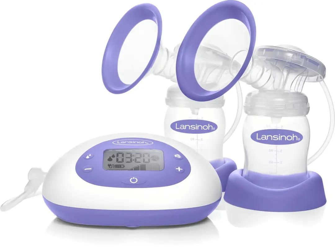 Lansinoh Dubbele Elektrische 2-in-1 Borstkolf - Wit
