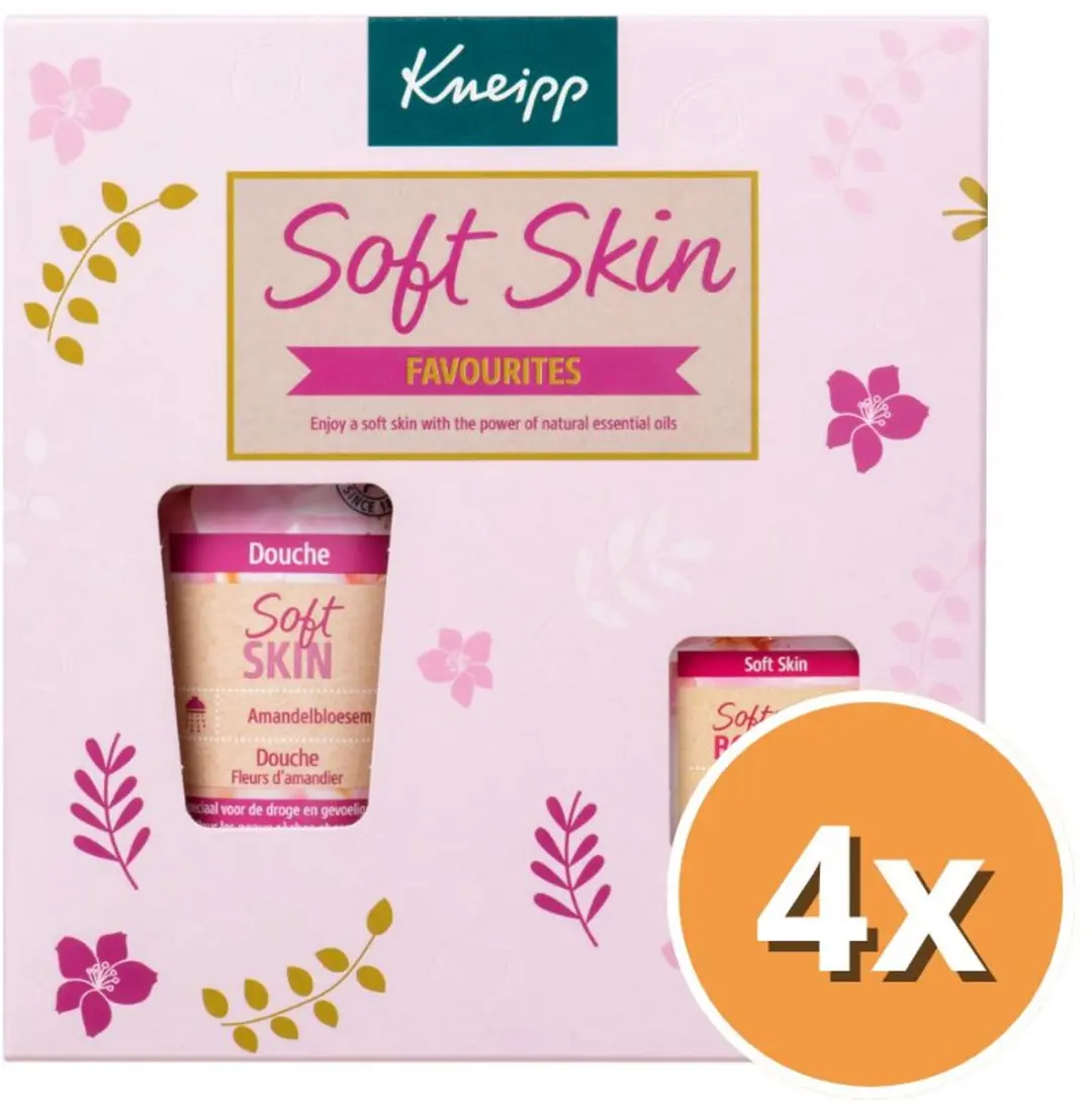 Kneipp Amandelbloesem Geschenkverpakking 4x2 Stuks
