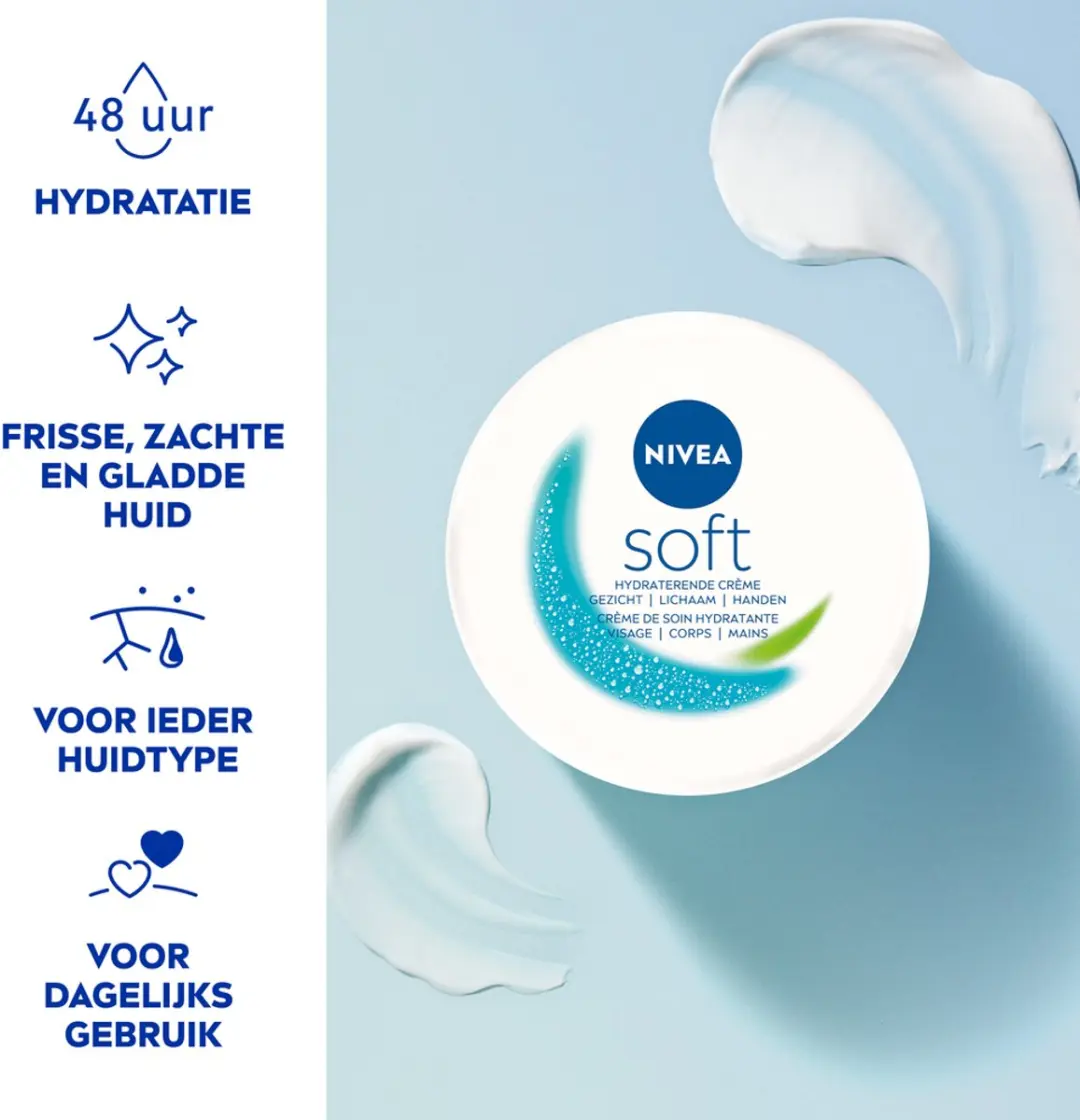 NIVEA Soft Bodycrème 500ml - afbeelding 6 van 6