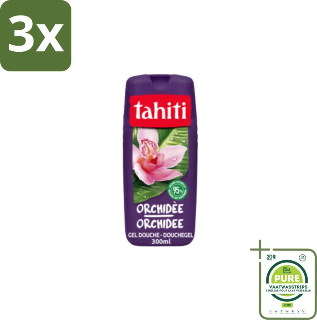 Tahiti Douchegel Orchidee 945ml - 3 Stuks