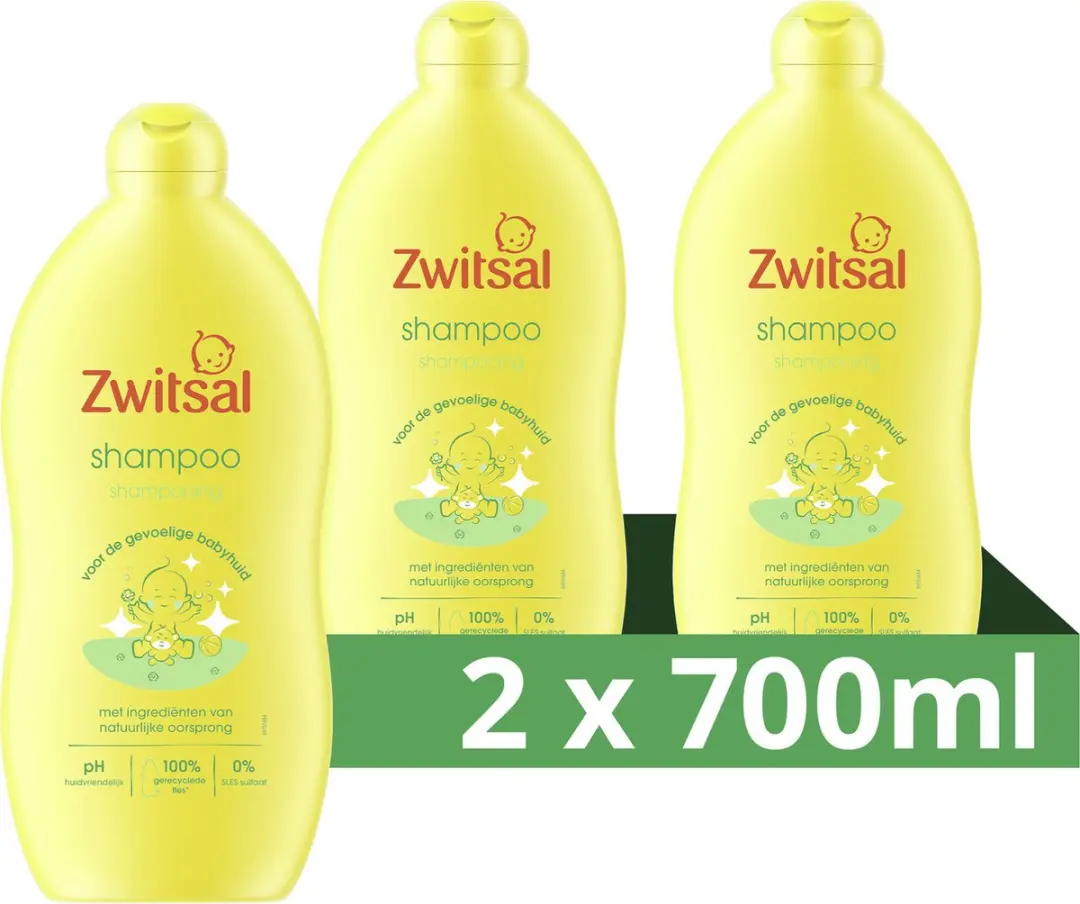 Zwitsal Baby Shampoo 2x700ml