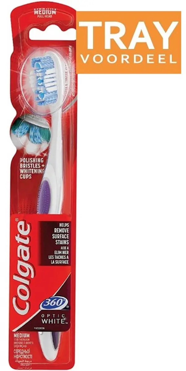 Colgate Optic White Medium Tandenborstel