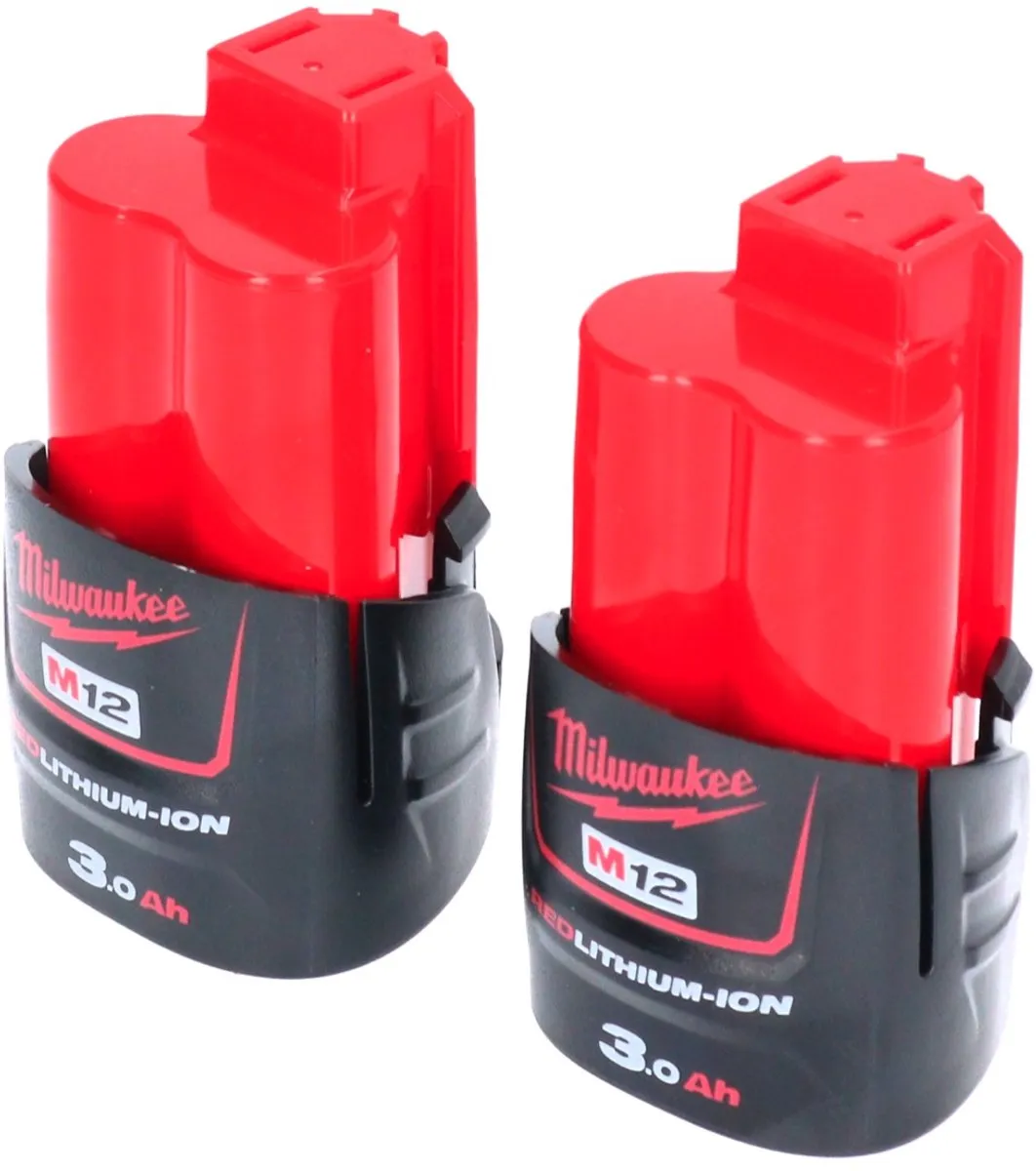 Milwaukee M12 B3 Accu 3,0Ah - 2 Stuks - afbeelding 3 van 5