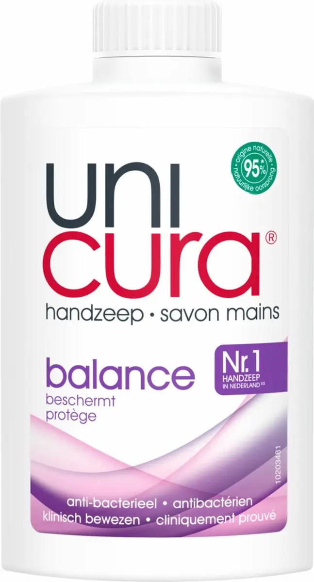 Unicura Vloeibare Zeep Navulling Balans 250ml - 6 Stuks