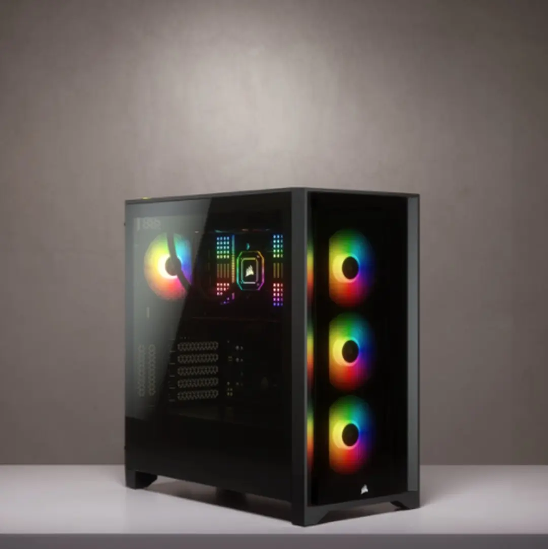 Corsair iCUE 4000X RGB ATX Behuizing - Zwart
