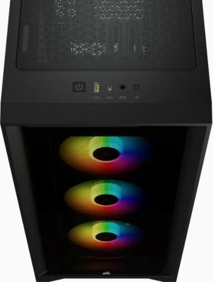 Corsair iCUE 4000X RGB ATX Behuizing - Zwart