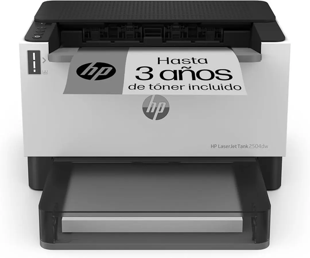 HP LaserJet Tank 2504dw Laserprinter - Zwart-wit - 250 Vel - afbeelding 6 van 6