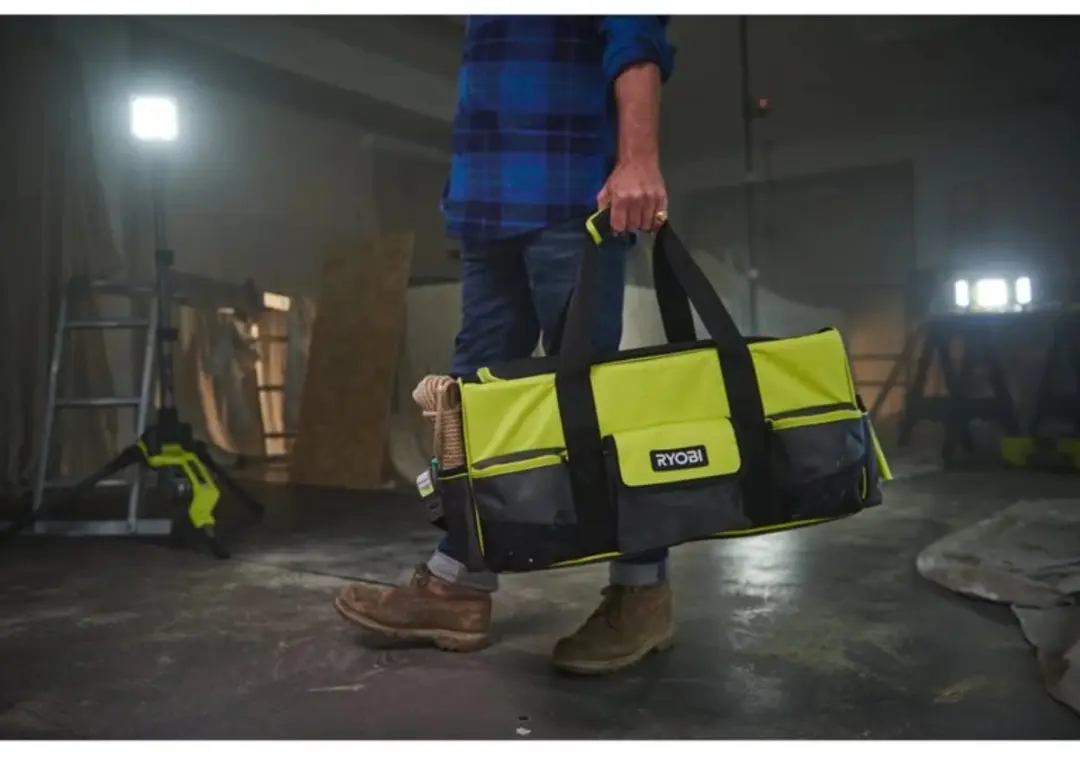 Ryobi Gereedschapstas 49L - Versterkte bodem - Geel/Zwart