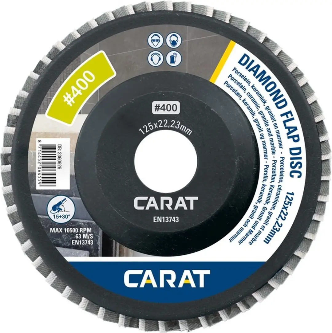 Carat Diamant Lamellenschijf Ø125mm #400