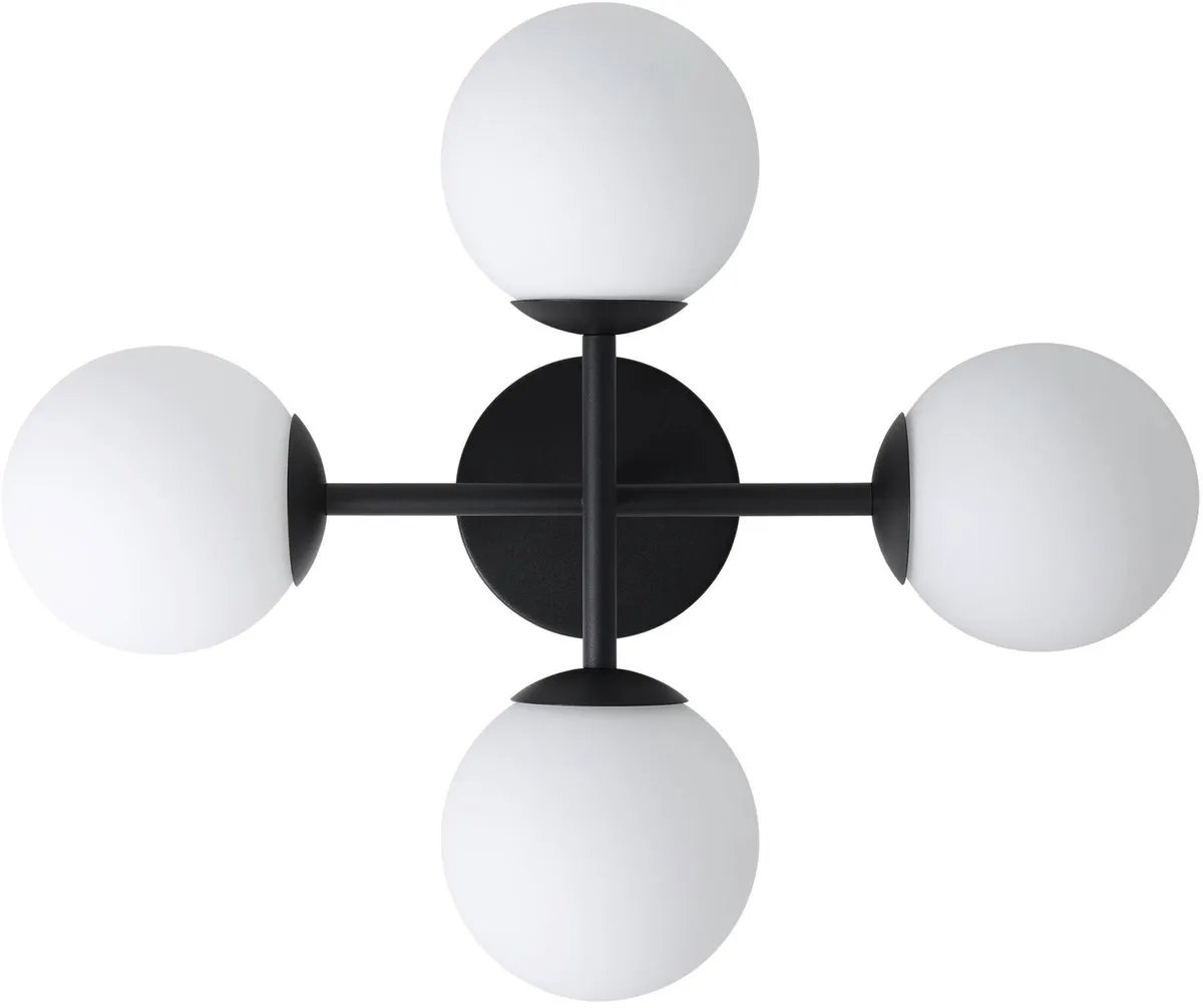 Eglo Castrovido Plafondlamp G9 47.5cm - Zwart/Wit