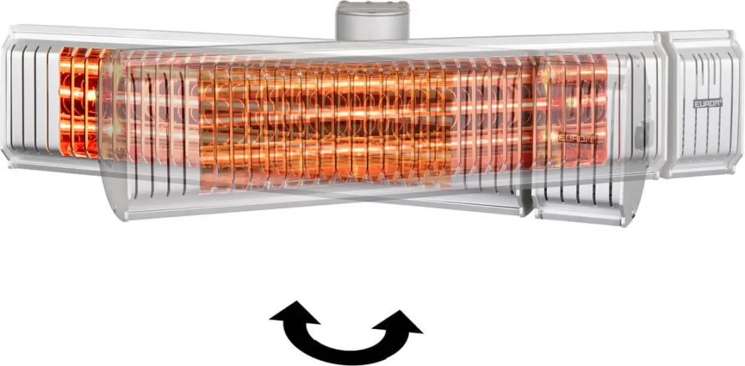 Eurom Golden 1300 Comfort Infrarood Terrasverwarmer 1300W - Grijs