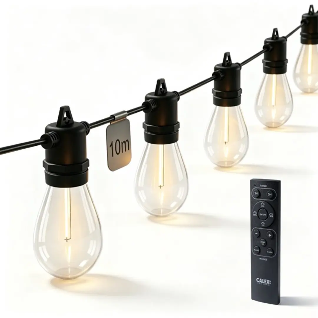 Calex LED Lichtsnoer 10m Warm Wit IP54