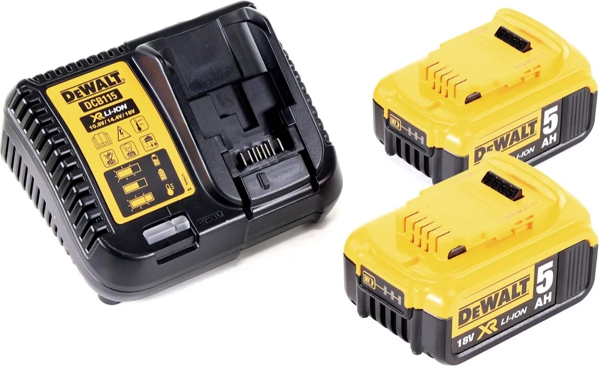 DeWalt DCS334P2-QW Pendelzaag 18V - 2x 5,0Ah accu + oplader