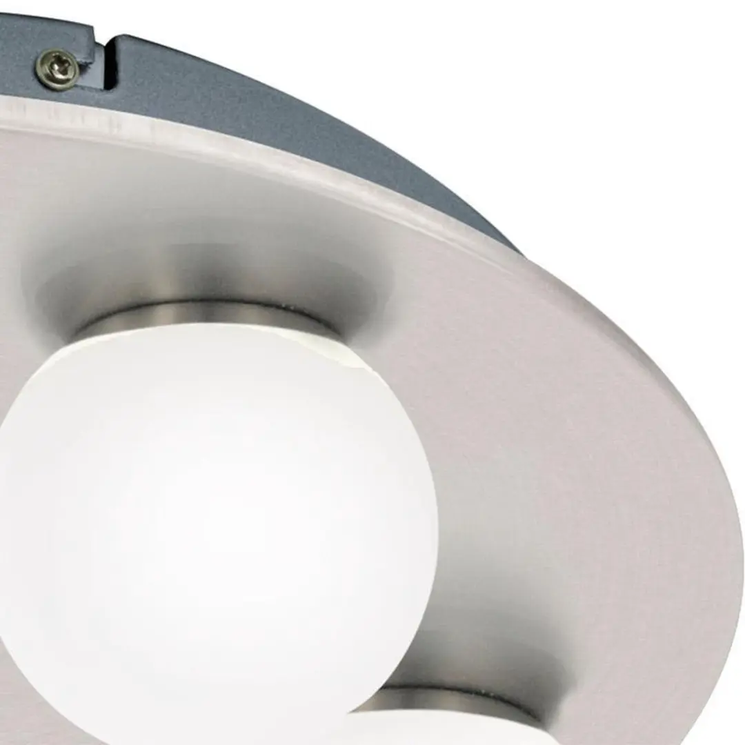 Eglo Batholino Mosiano Wandlamp 5x3,3W - Ø35cm - Nikkel/Wit