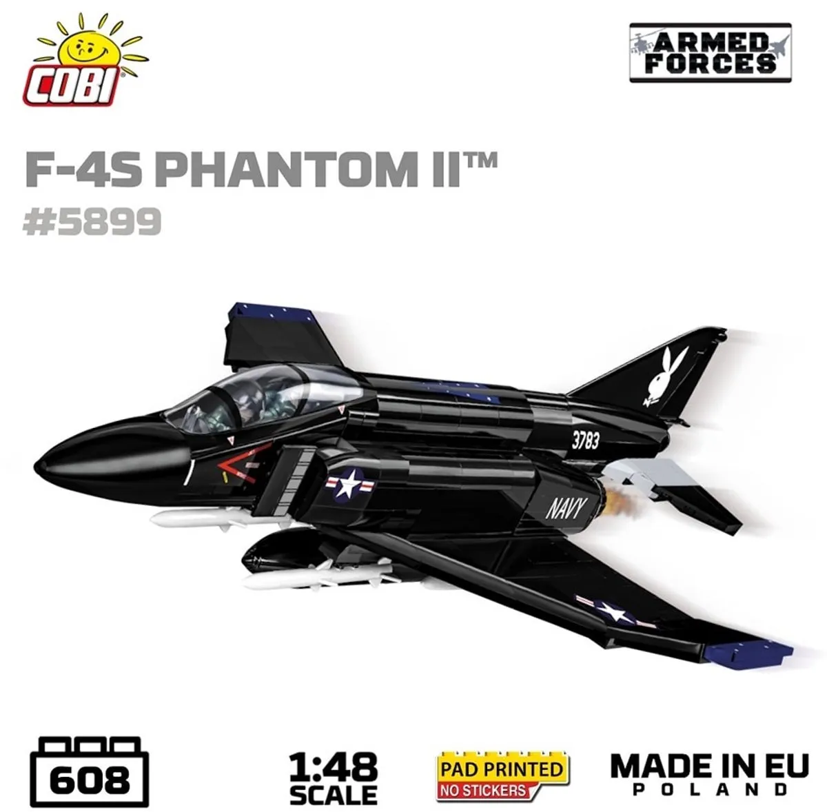 Cobi F-4S Phantom II Bouwset 1:48 - 608 Onderdelen - Meerkleurig