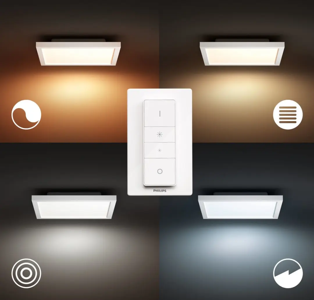 Philips Hue Aurelle LED Plafond/Wandlamp 24.5W - Wit