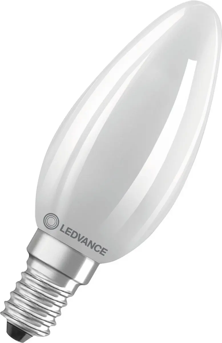 LEDVANCE Classic E14 Kaarslamp 4.8W 470lm - Mat - Zeer Warm Wit
