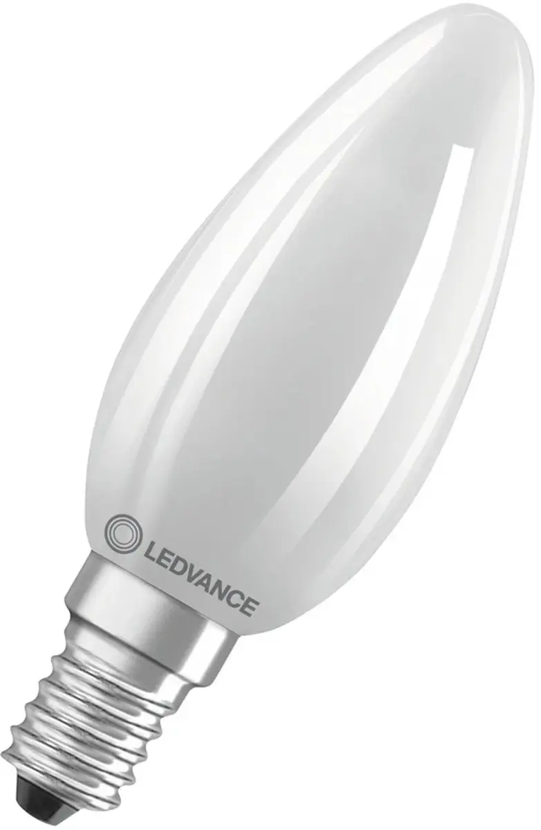 LEDVANCE Classic E14 Kaarslamp 4.8W 470lm - Mat - Zeer Warm Wit - afbeelding 6 van 6