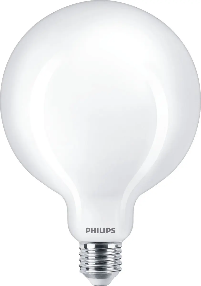 Philips LED E27 Bol 8.5W Koelwit