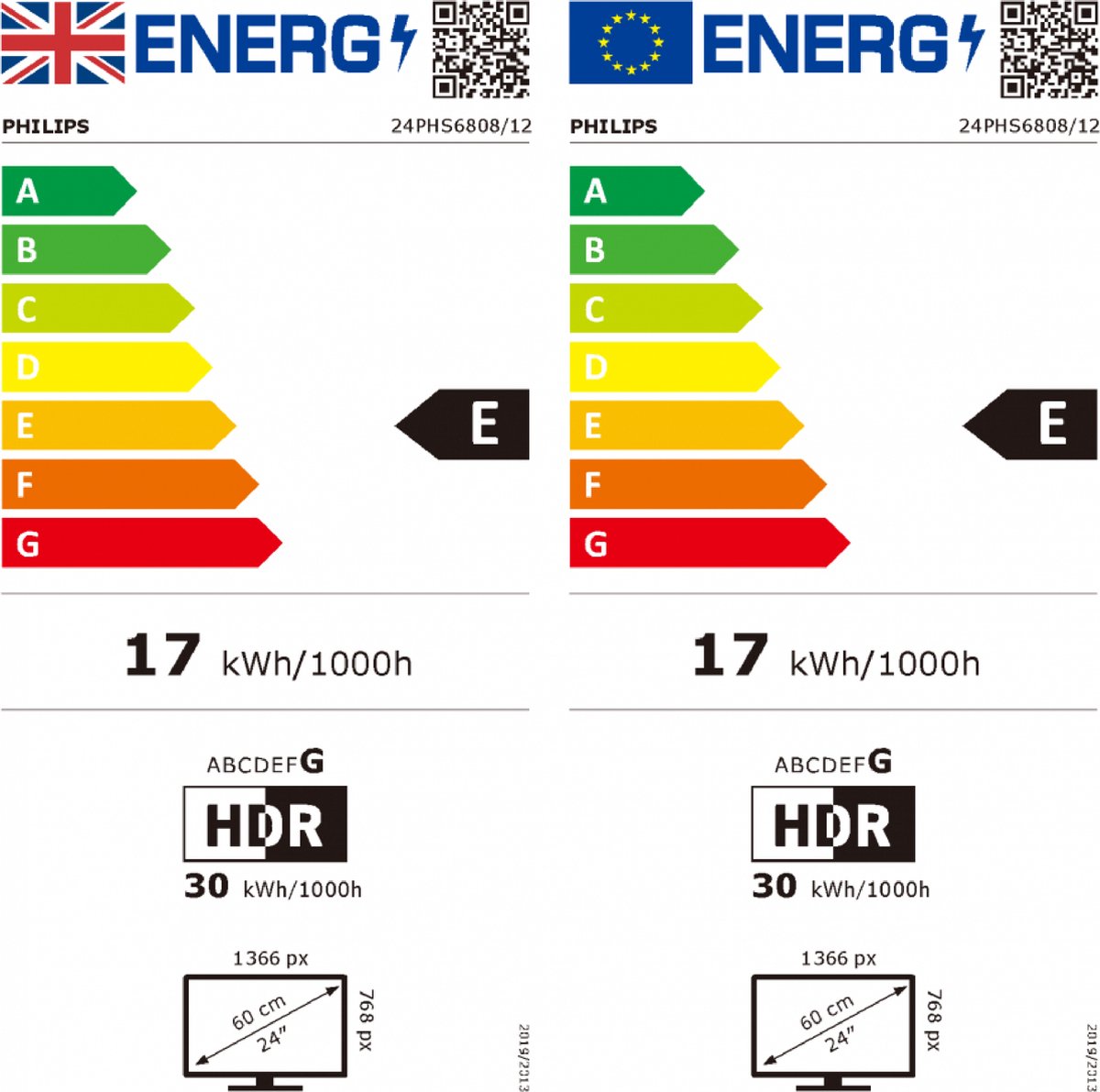 Philips 24PHS6808/12 - 24 inch - HD Ready LED - 2023