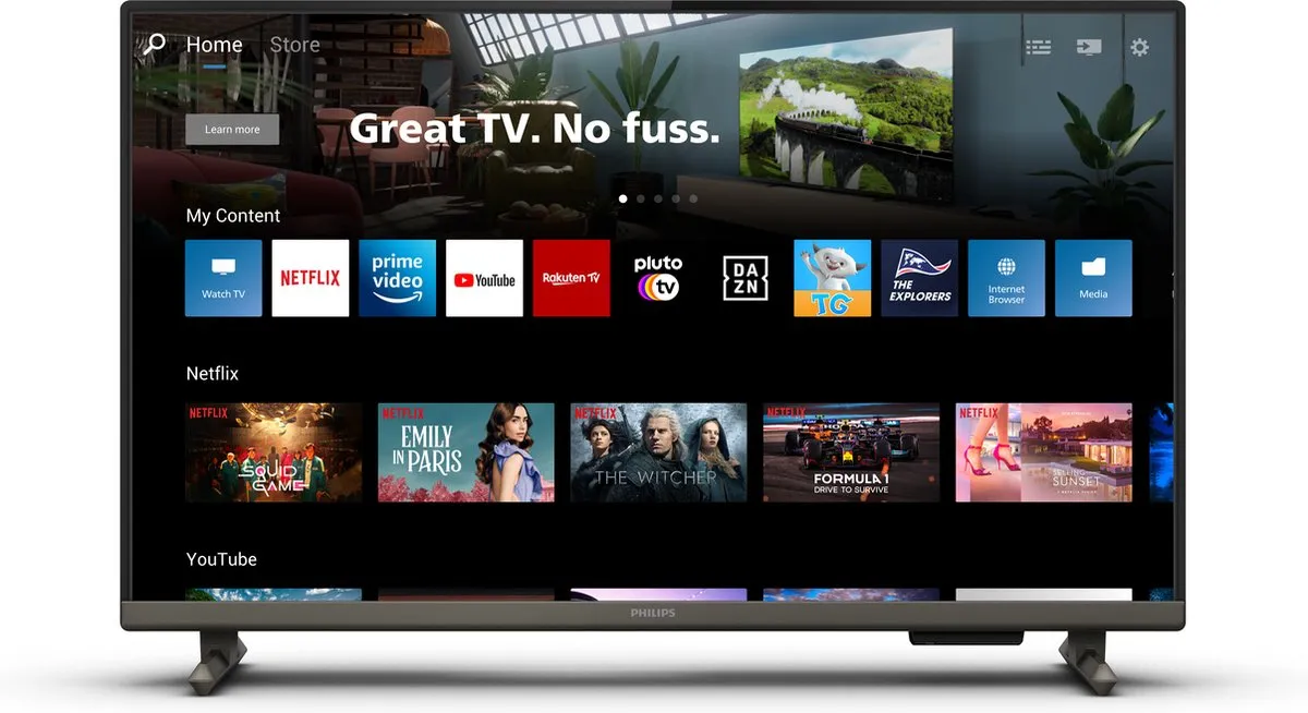 Philips 24PHS6808/12 24 inch HD Ready LED TV - Zwart