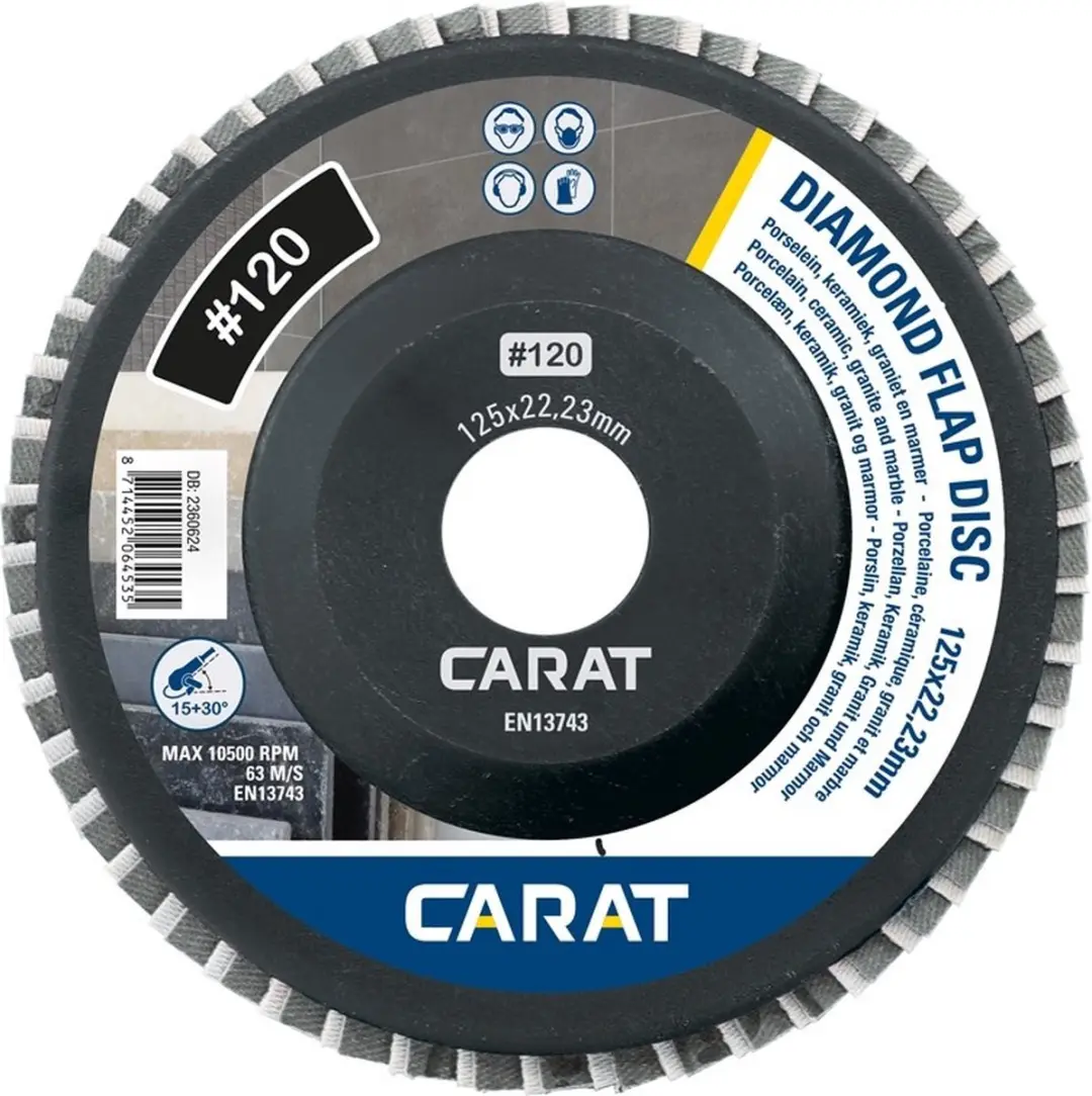 Carat Diamant Lamellenschijf Ø125mm #120