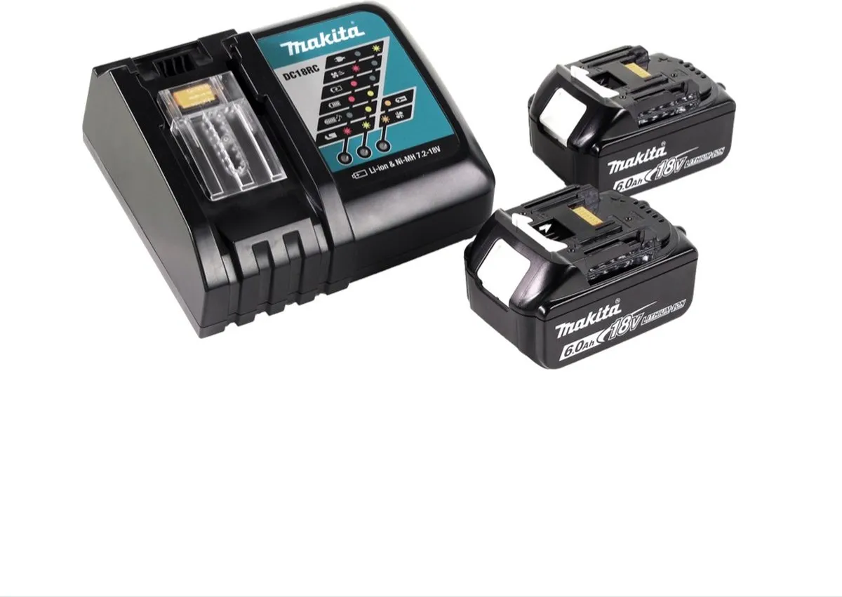 Makita DCS 552 RG 18V Accu Metaalzaag 136mm - 2x 6,0Ah + Lader - afbeelding 2 van 5