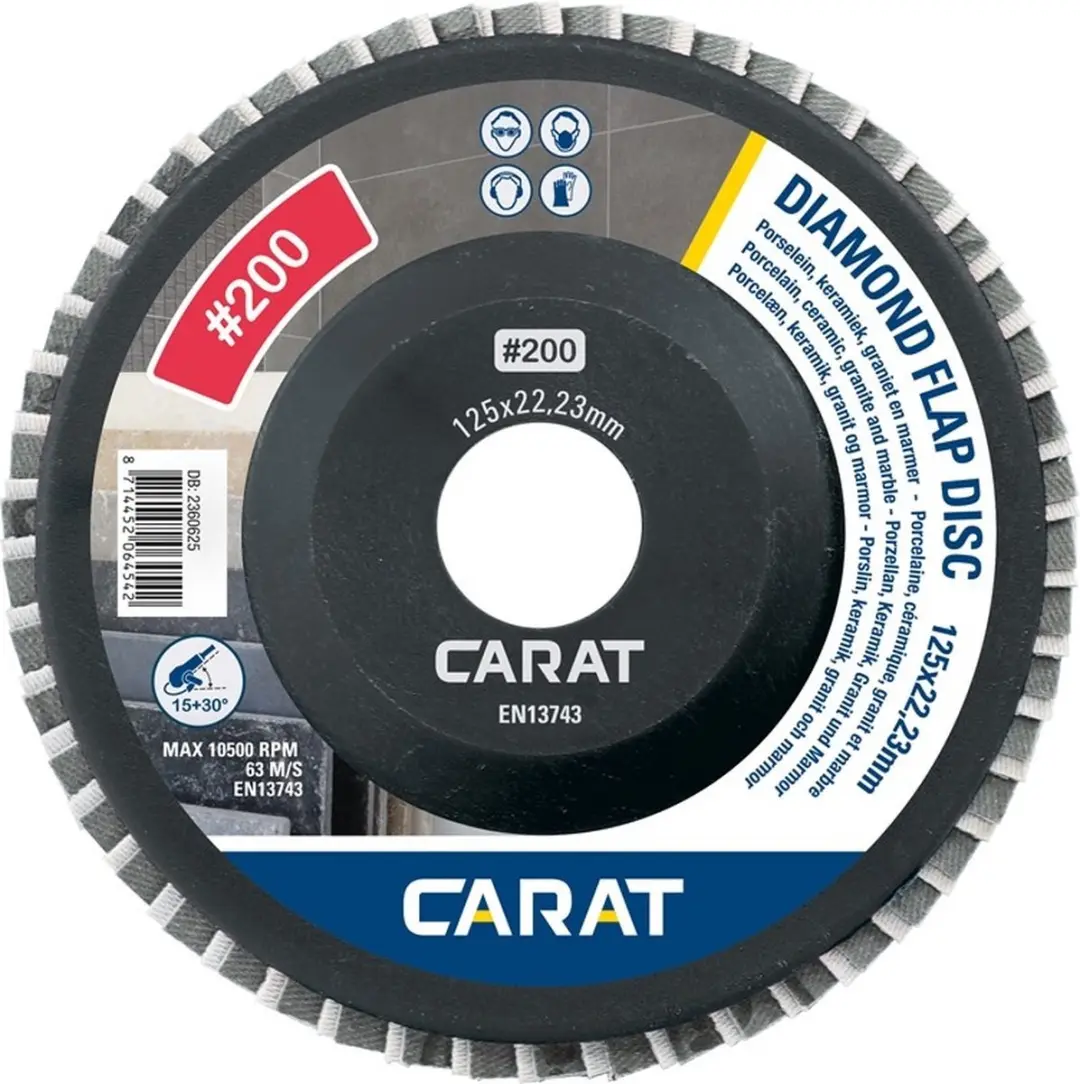 Carat Diamant Lamellenschijf Ø125mm #200