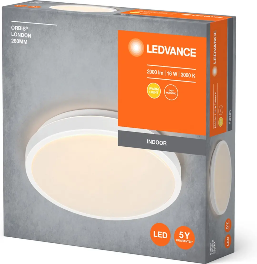 LEDVANCE Orbis London Plafondlamp 16W 2000lm - 28cm