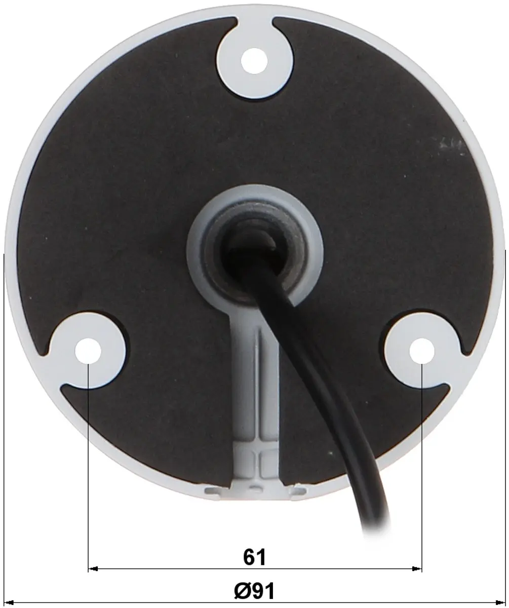 Dahua HAC-HFW2241TU-Z-A-27135-S2-DIP Beveiligingscamera 1080p Motozoom - Wit - afbeelding 6 van 6