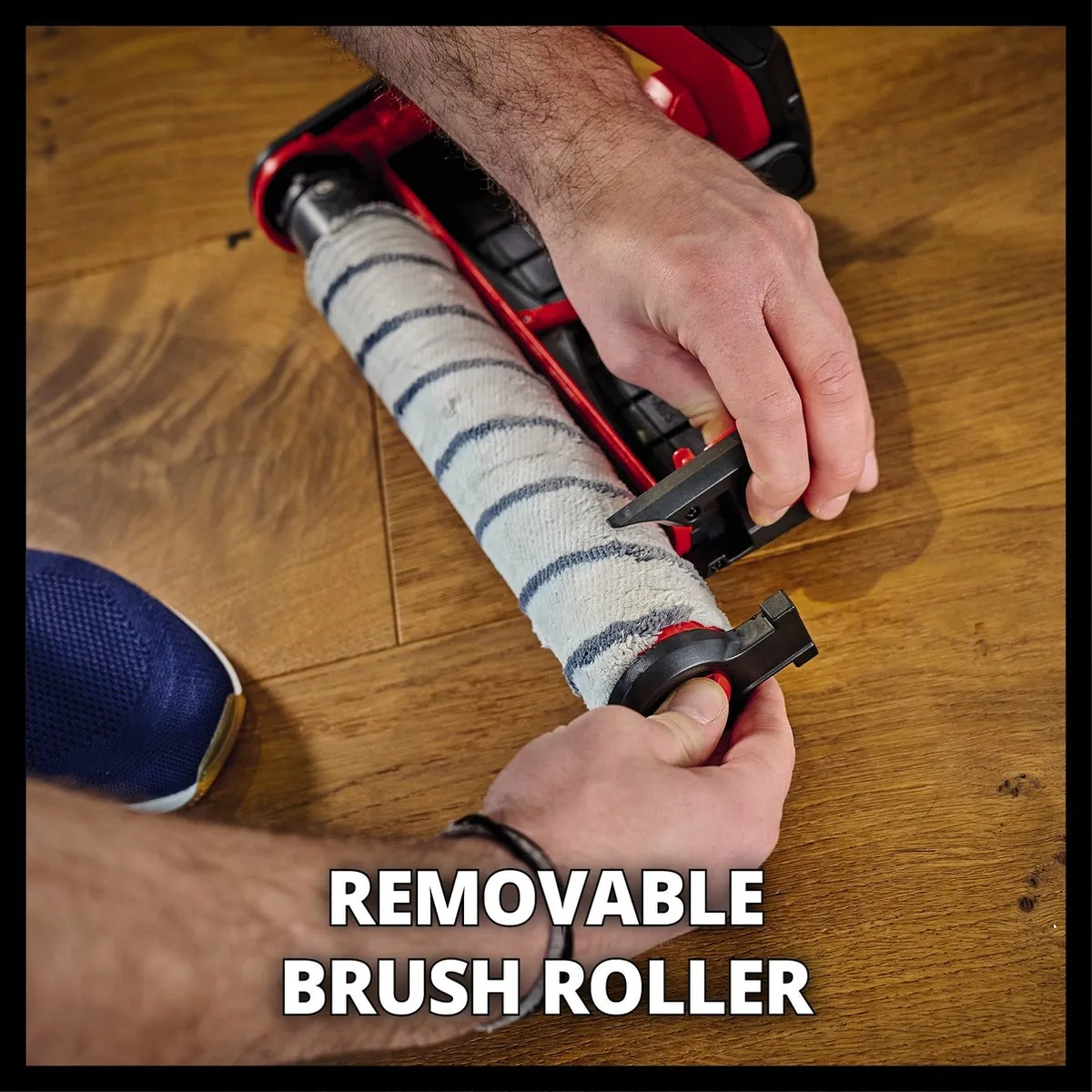 Einhell CLEANEXXO Li Solo Accu Vloerreiniger 18V - 29cm - Rood/Zwart