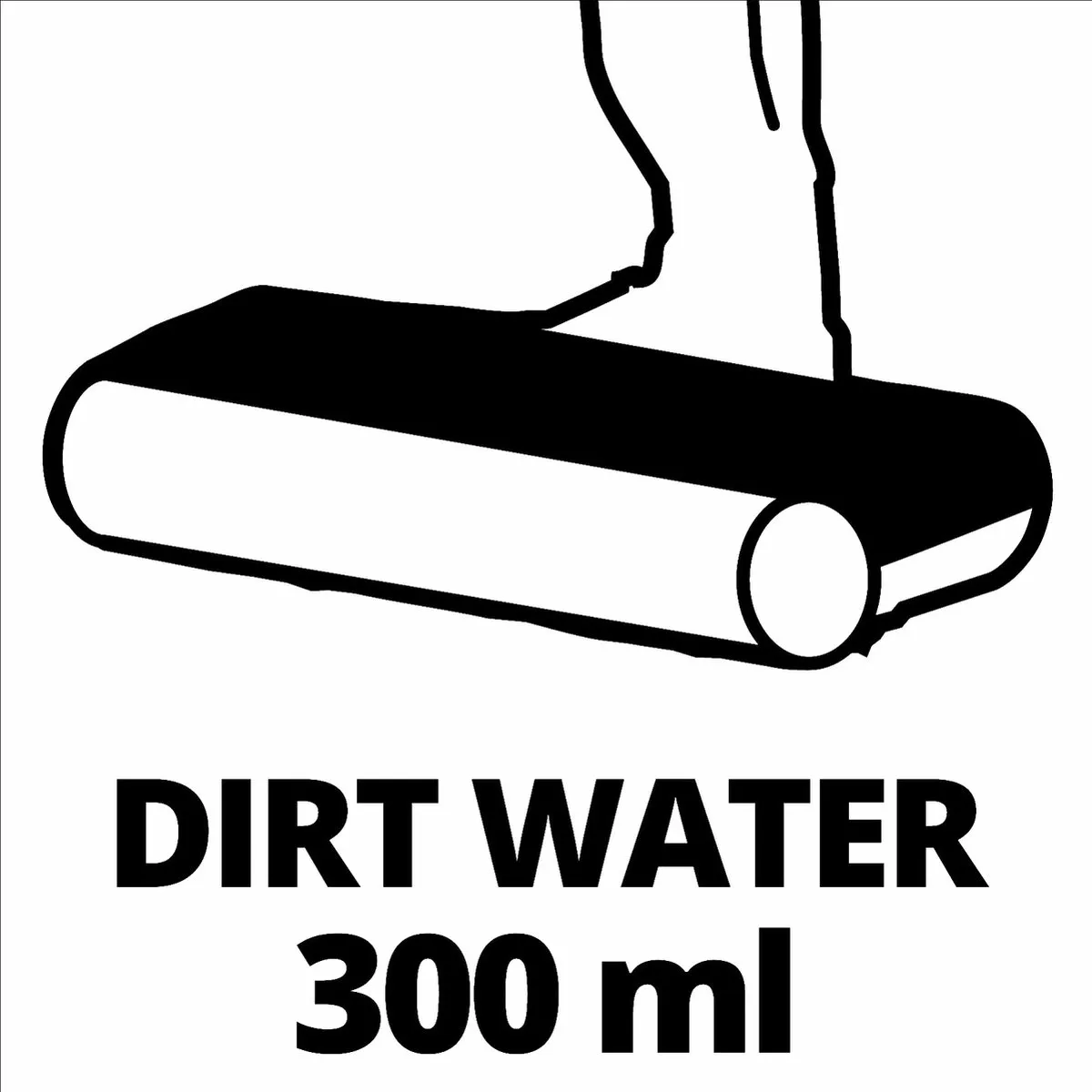 Einhell CLEANEXXO Li Solo Accu Vloerreiniger 18V - 29cm - Rood/Zwart