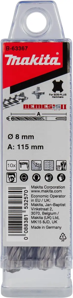 Makita B-63367 Betonboor SDS+ 8x115mm