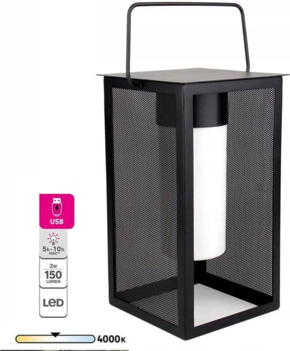 Inspire Meshy USB Oplaadbare LED Tafellamp 150lm